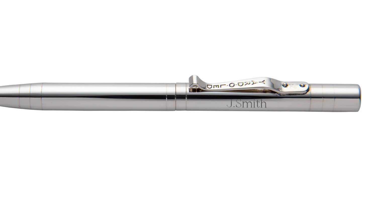 Laban 925 Silver Slim Ballpoint Pen with Swarovski Elements