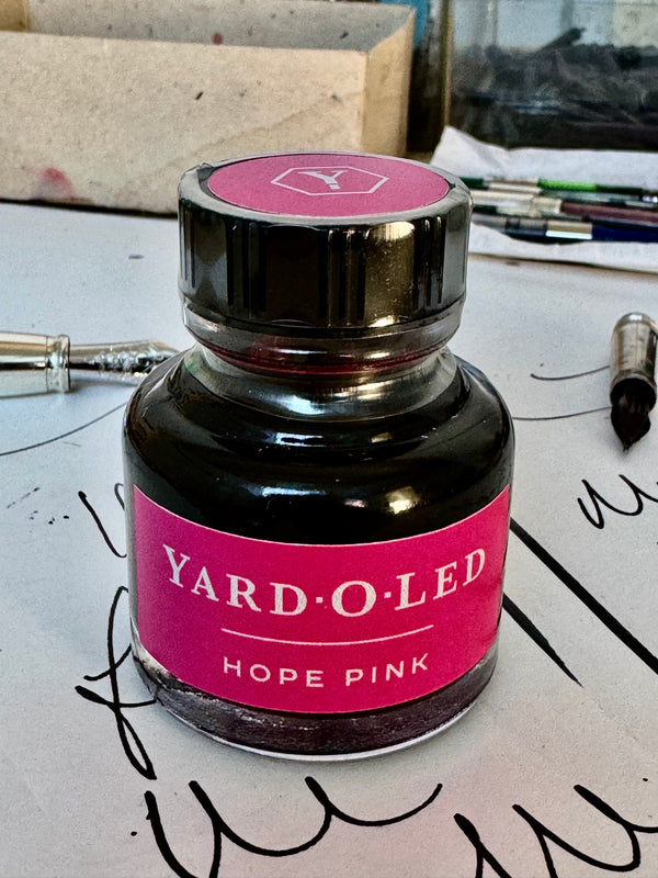 Hope Pink Fountain Pen Ink 30ml - YARD-O-LED