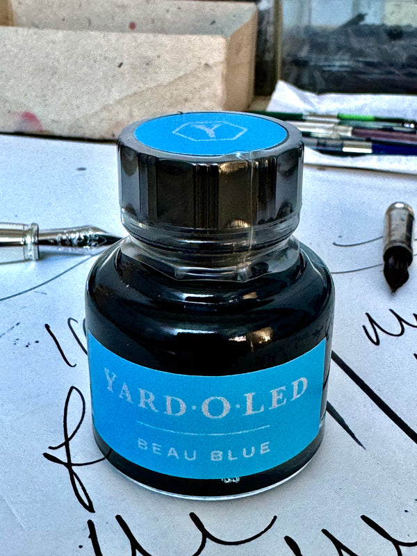 Beau Blue Fountain Pen Ink 30ml - YARD-O-LED