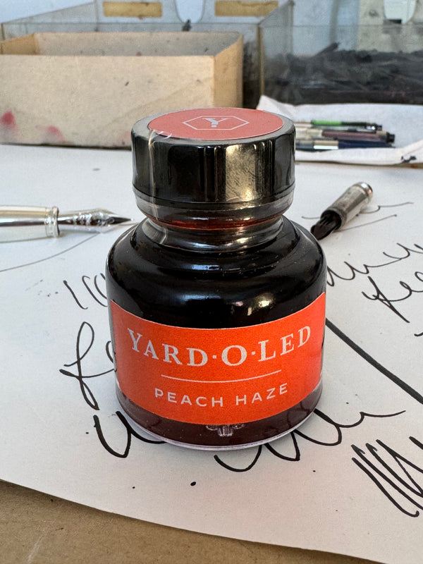 Peach Haze Fountain Pen Ink 30ml - YARD-O-LED