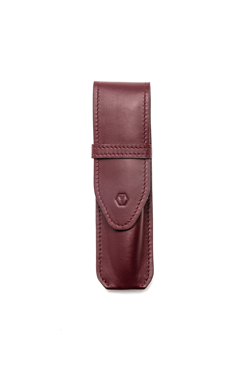 Pen Sleeve - Maroon Red