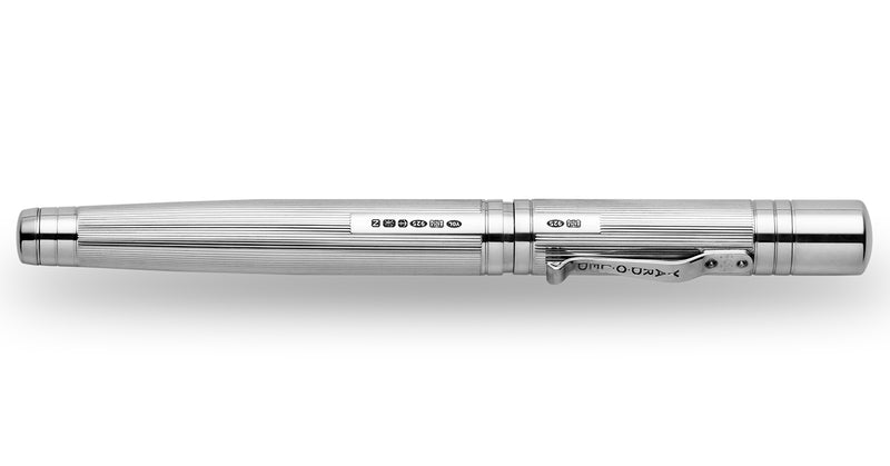 The Pinstripe 72 Sterling Silver Grand Fountain Pen