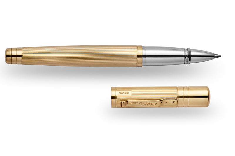 The Pinstripe 72 Gold Vermeil Grand Rollerball