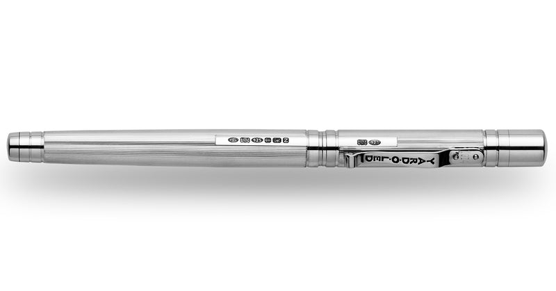 The Pinstripe 72 Sterling Silver Standard Rollerball