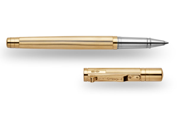 The Pinstripe 72 Gold Vermeil Standard Rollerball